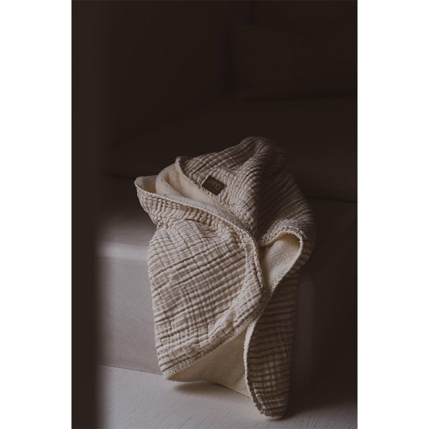Quax wiegdeken stripes teddy