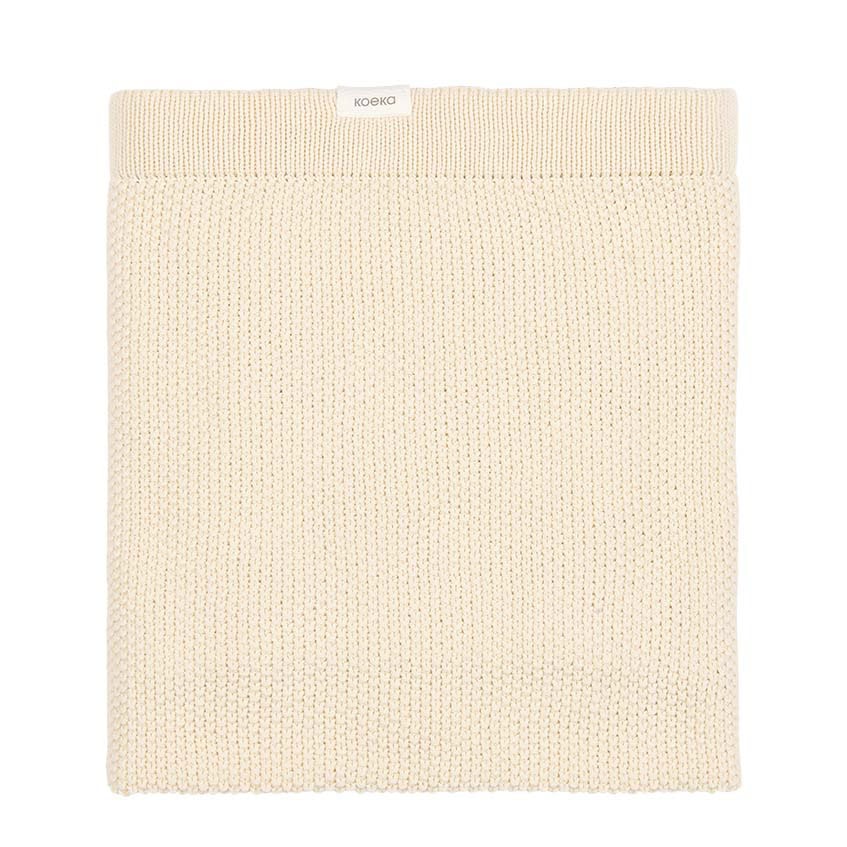Koeka ledikant deken lisbon - Powder White