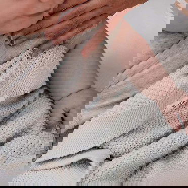 Koeka wiegdeken lisbon - Powder White