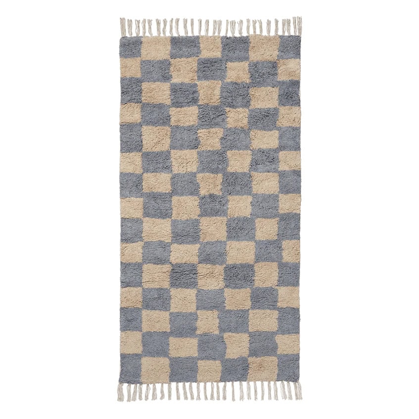 Ferm Living Mara wasbaar vloerkleed - Mist