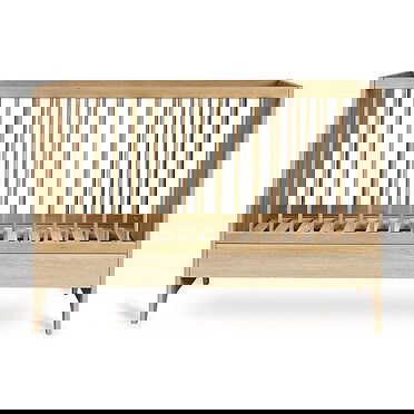 Quax Tsugi ledikant 60x120 cm - Honey Ash