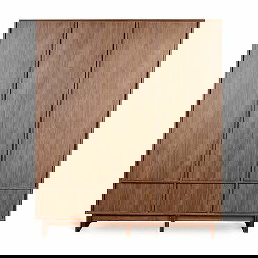 Quax Kyo 3deurskast Walnut