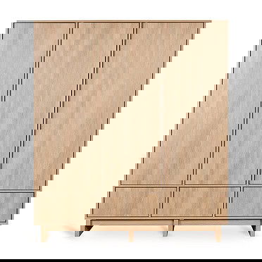 Quax Kyo 3-deurskast Honey Ash