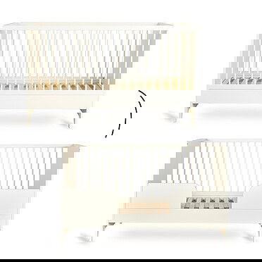 Quax Tsugi doorgroeibed 70x140 cm - Butter