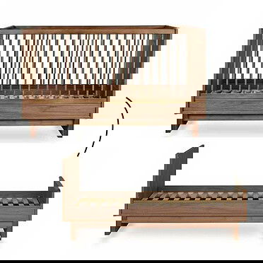 Quax Kyo doorgroeibed 70x140 Walnut