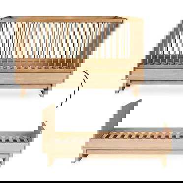 Quax Kyo doorgroeibed 70x140 Honey Ash