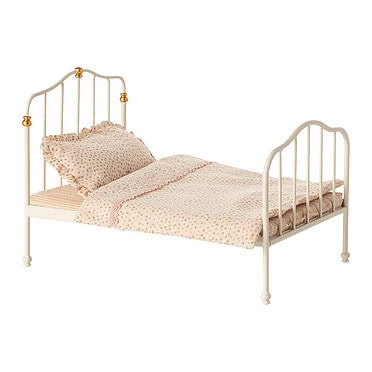 Maileg Vintage bed Mouse - Off White