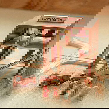 Little Dutch houten brandweerkazerne