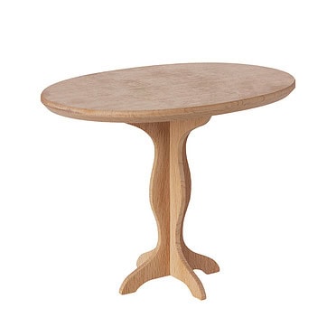 Maileg Oval table Mini - Nature