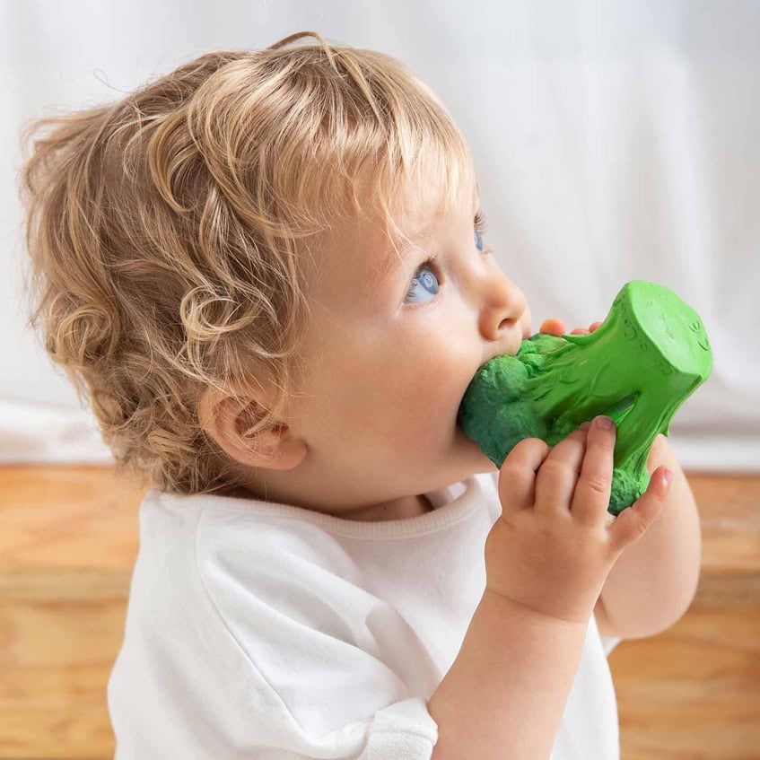 Oil and carol brucy broccoli bijtspeelgoed