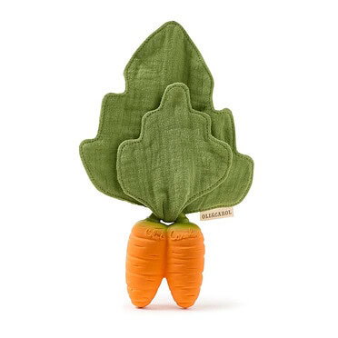 Oli an carol cathy the carrot - bijt- en knuffeldoek