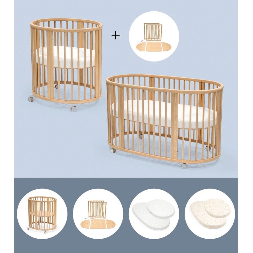 Stokke Sleepi V3 Bundel – Naturel — Kindercompagnie