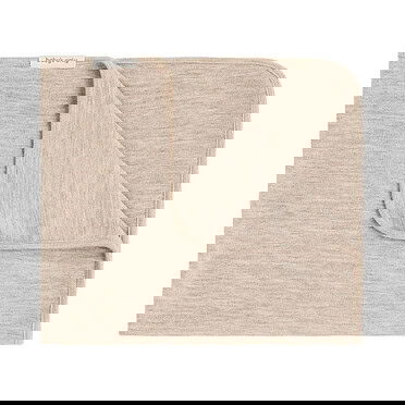 Baby's Only ledikant/Wiegdeken Merino Fine Meadow - Ecru