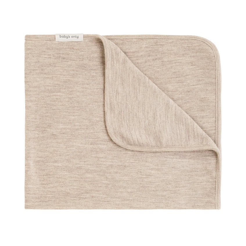 Baby's Only ledikant/Wiegdeken Merino Fine Meadow - Ecru