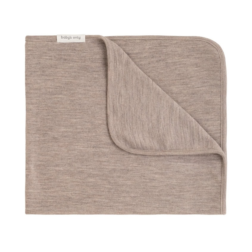 Baby's Only wieg/Ledikantdeken Merino Meadow - Sand