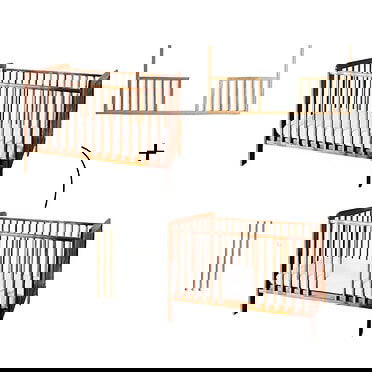 Woodies Ledikant Classic 60×120 + uitvalbeschermer