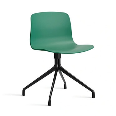 Hay About a Chair stoel teal green 2.0 black aluminium