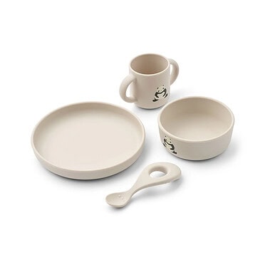 Liewood Vivi printed tableware - Panda Sandy