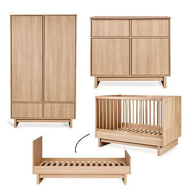 Quax doorgroei babykamer Kyo – Honey Ash 2-deurs
