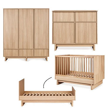 Quax doorgroei babykamer Kyo – Honey Ash 3-deurs