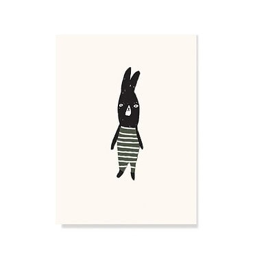 Ted & tone bunnies boy poster ansichtkaart