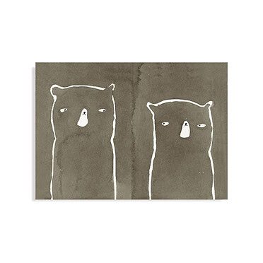 Ted and tone poster ansichtkaart oh hello