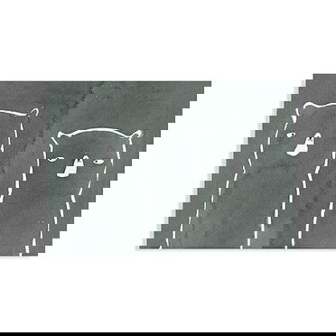 Ted & Tone two bears blue poster ansichtkaart