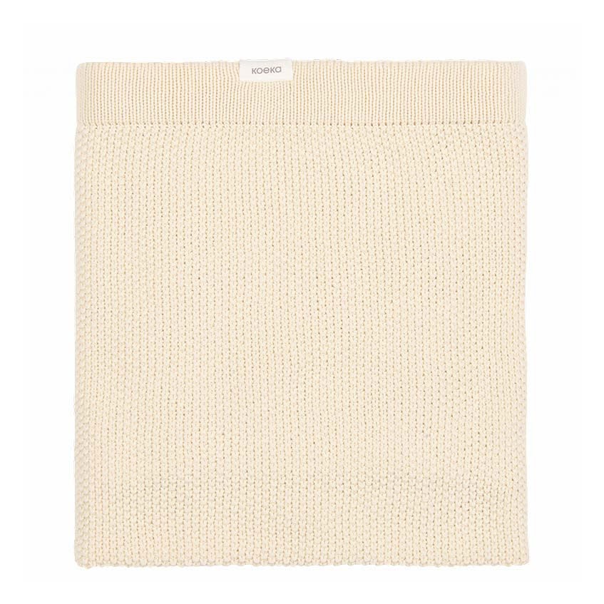 Koeka Ledikantdeken Lisbon - Powder White