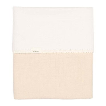 Koeka Ledikantdeken Cotton Fleece - Faro Warm White