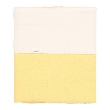 Koeka Ledikantdeken Cotton Fleece - Faro Honey