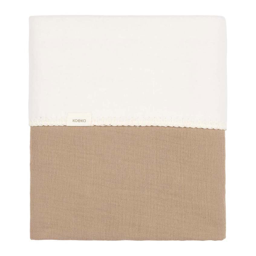 Koeka Ledikantdeken Cotton Fleece - Faro Caffe