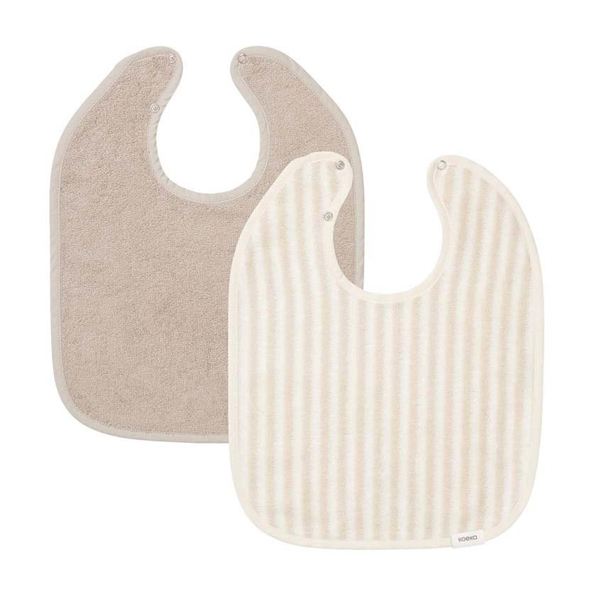 Koeka Slabbetjes 2-pack Playa - Sand/Clay