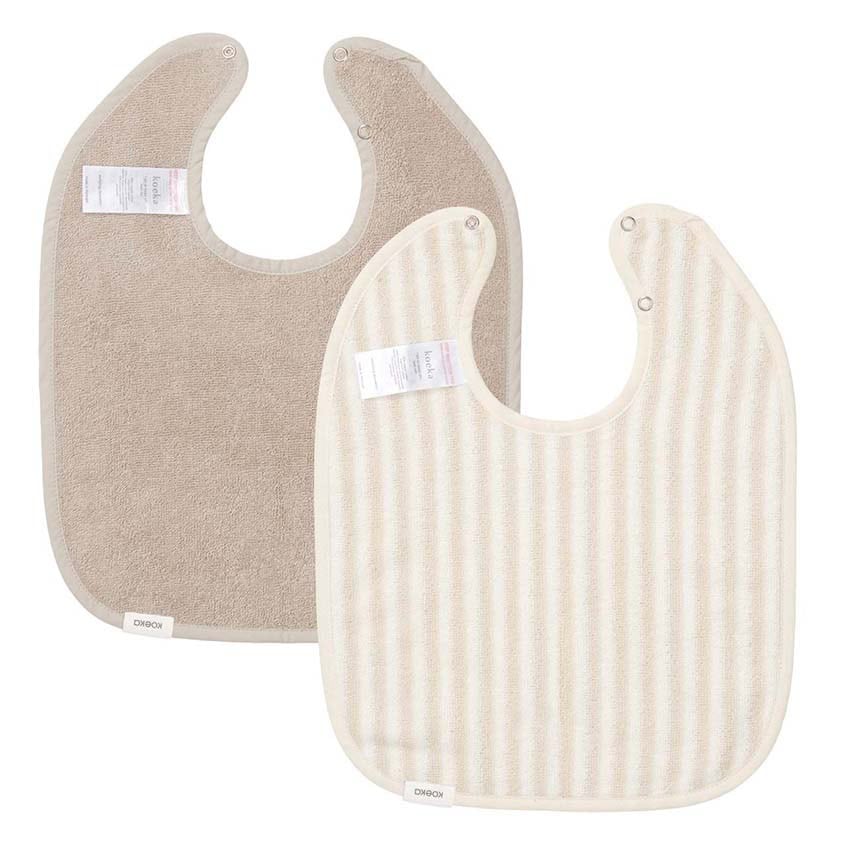 Koeka Slabbetjes 2-pack Playa - Sand/Clay