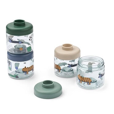 Liewood Dominique voedingsbakjes 4x - Beach blue