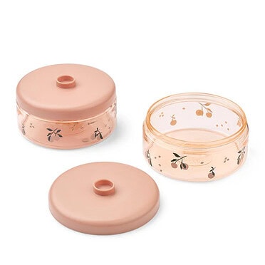 Liewood Dominique voedingsbakjes 2x - Peach Sea shell