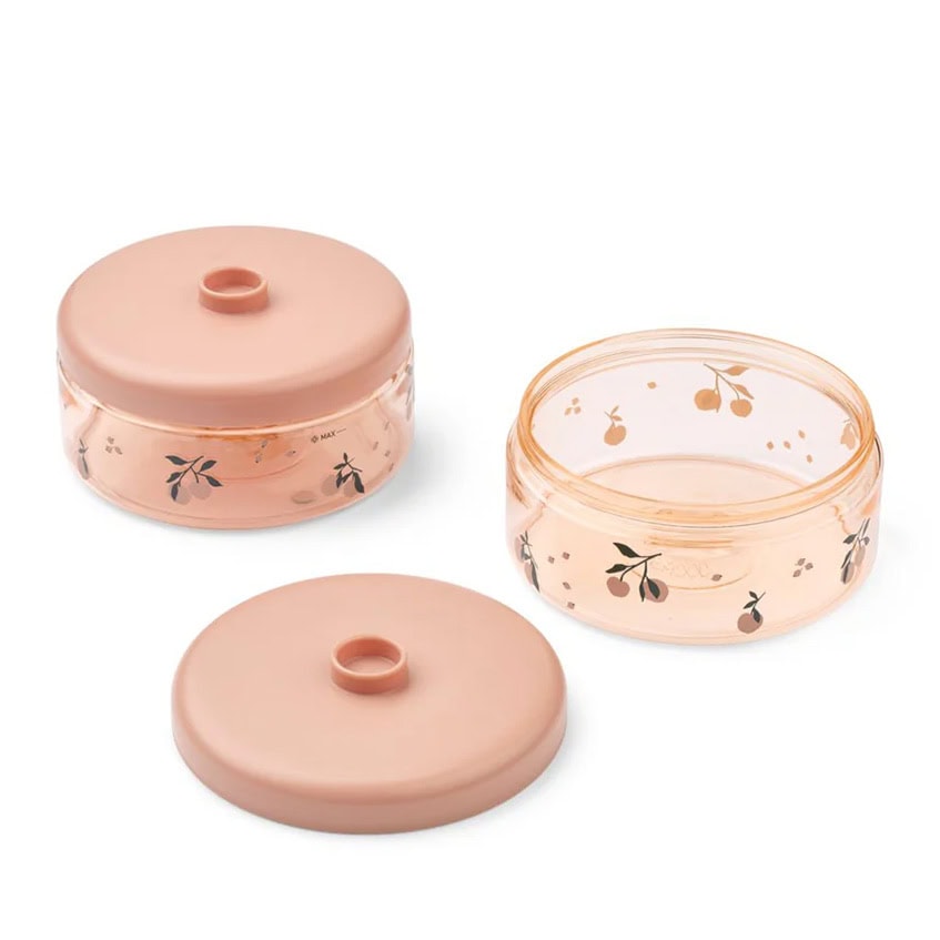 Liewood Dominique voedingsbakjes 2x - Peach Sea shell