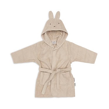 Jollein badjas badstof 1-2 jaar Miffy Warm Sand