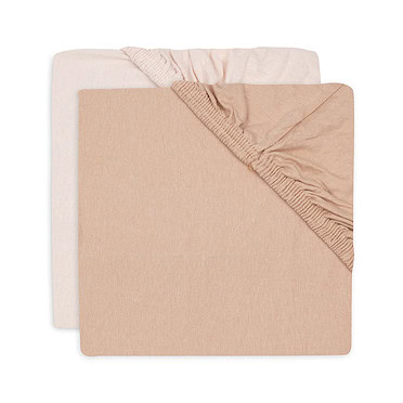 Jollein - Junior hoeslaken 2-pack Blush/Wild Rose