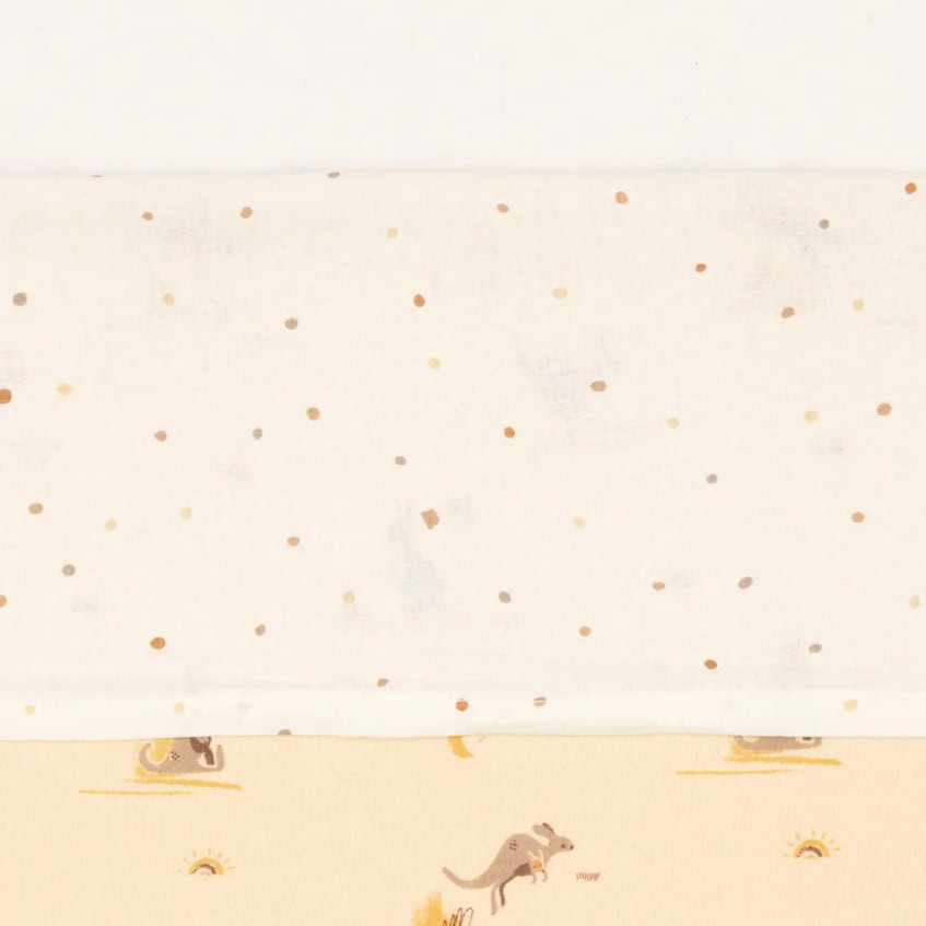 Jollein - Wieglaken kangaroots Dusty Dot