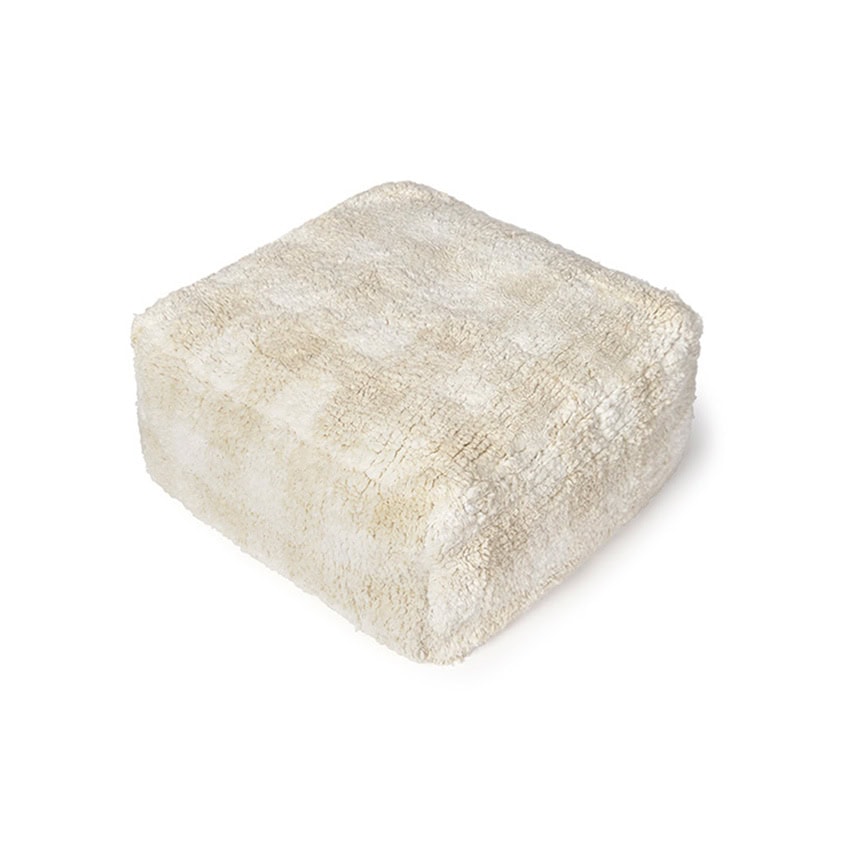 Lorena canals poef vichy ivory
