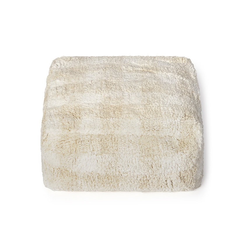 Lorena canals poef vichy ivory