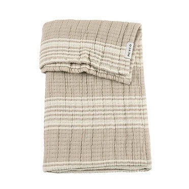 Meyco ledikantdeken prewash hydrofiel jacq - Stripe Sand