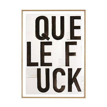My Deer art shop poster - Que le Fuck 2.0