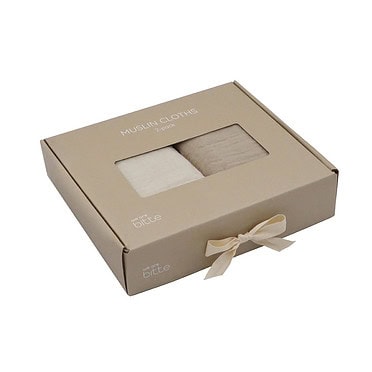 We are bitte hydrofiele doeken 2pack light sand clay