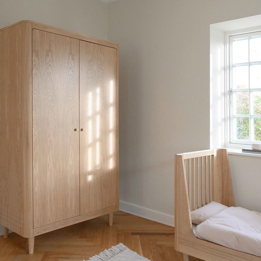 We are Bitte 2deurs kast babykamer Oak