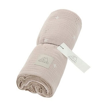 Nanami ledikant laken Bird - Beige