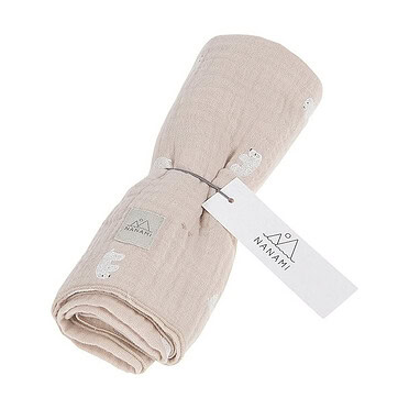 Nanami ledikant laken Polarbear - Naturel