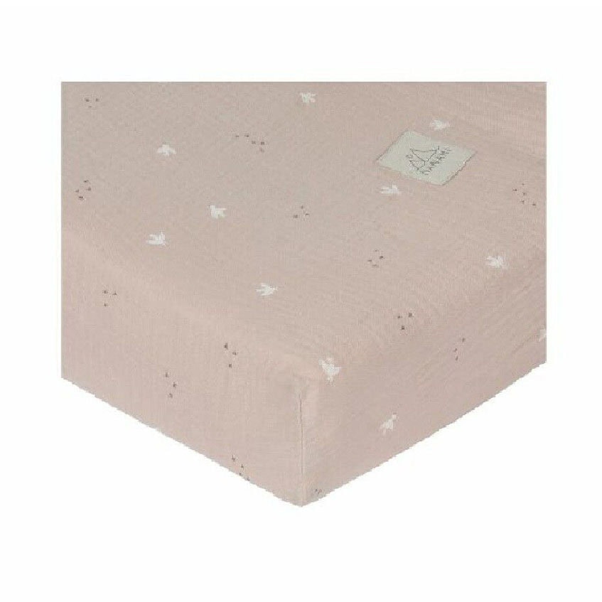 Nanami Wieg hoeslaken Bird - Naturel