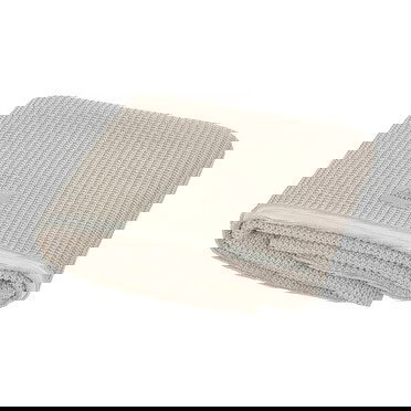 Nanami ledikantdeken rib knit double - Beige