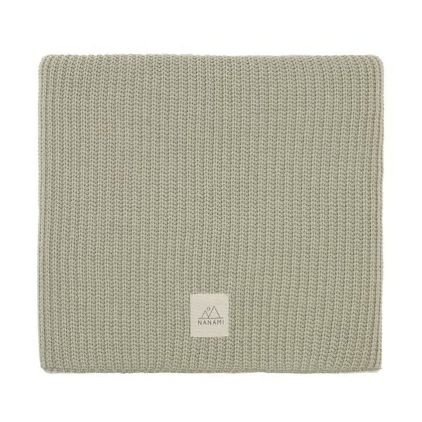 Nanami wiegdeken rib knit double - Eucalyptus
